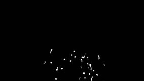 Golden Confetti Explosions on a Green and Black Screen with Luma Matte Channel. - Powered by Shutterstock - Get 15% off with code: PIKWIZARD15