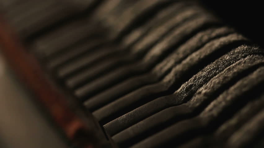 Close-up view of piano parts