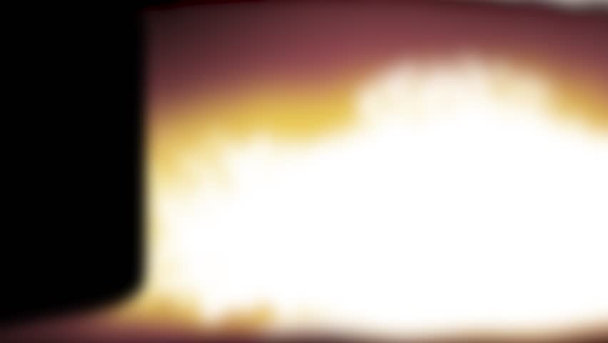 Warm lens flares and light leaks flashes retro vintage film burn 4K effect. High quality 4k footage