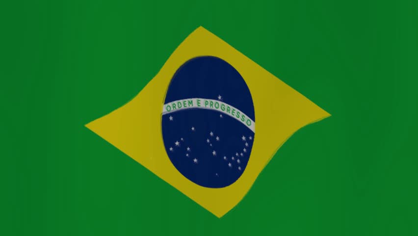 Animated video Brazil independence day concept. Full length animation illustration. High quality 4k footage.