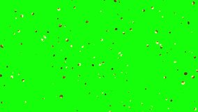 Loop Animation of Gold Confetti Falling on Green Screen - Powered by Shutterstock - Get 15% off with code: PIKWIZARD15