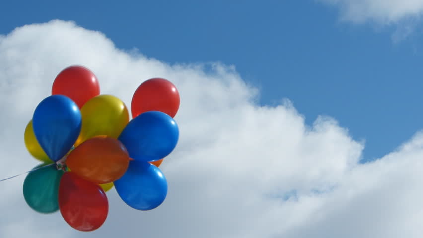 helium filled balloons