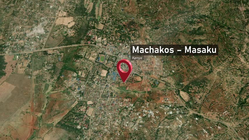 Machakos – Masaku City Map Zoom (Kenya) from Space to Earth