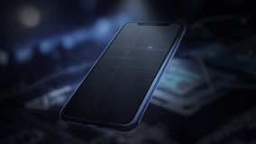 Animated data visualization interwoven with mobile technology. - Powered by Shutterstock - Get 15% off with code: PIKWIZARD15