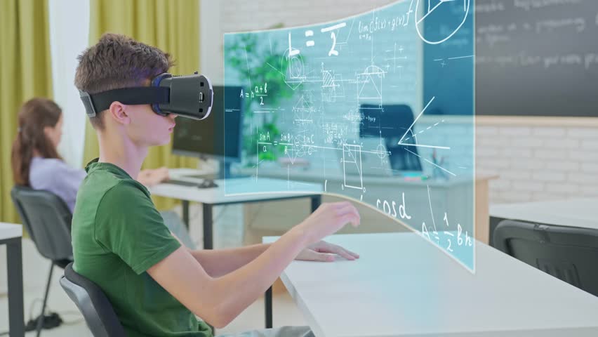 Student Engaging with Complex Mathematical Concepts in VR - Powered by Shutterstock - Get 15% off with code: PIKWIZARD15