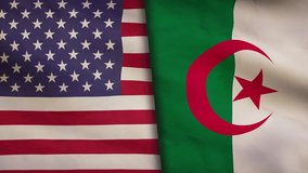 US and Algeria waving flag - Powered by Shutterstock - Get 15% off with code: PIKWIZARD15