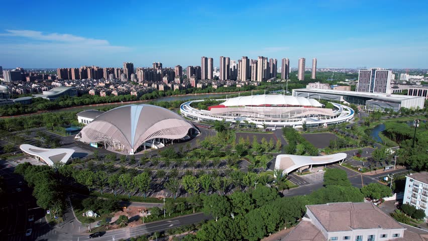 Pinghu Sports Center, Jiaxing City, Zhejiang Province, China