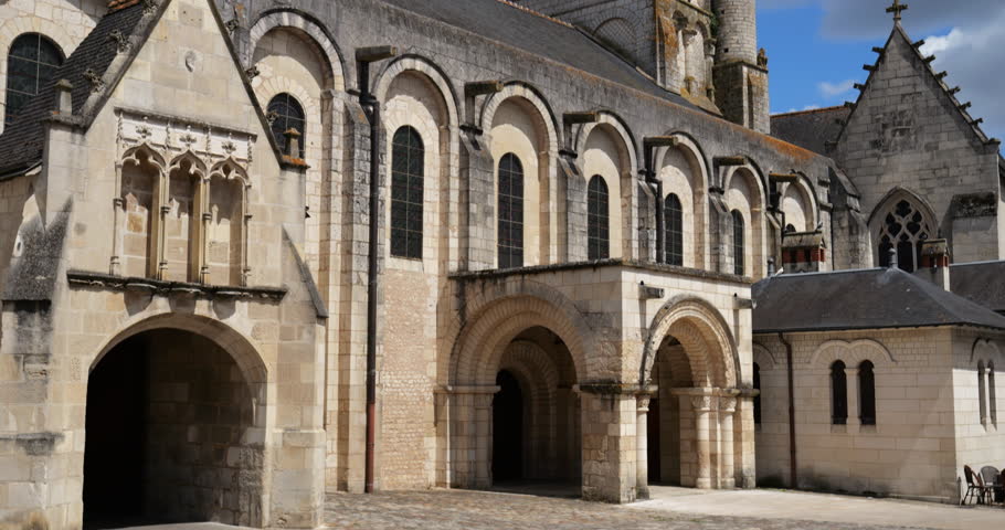 Poitiers,  the church of Notre-Dame-la-Grande,  Vienne department, West Central France .