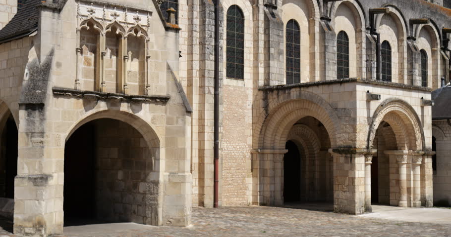 Poitiers,  the church of Notre-Dame-la-Grande,  Vienne department, West Central France .