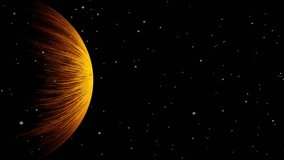 Meteor streak moving between asteroids. meteor shower, falling comets, twinkling stars on dark. Meteor shower flying through solar system - Powered by Shutterstock - Get 15% off with code: PIKWIZARD15