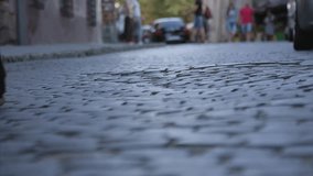 A picturesque and charming cobblestone street located in a lively urban setting filled with culture - Powered by Shutterstock - Get 15% off with code: PIKWIZARD15