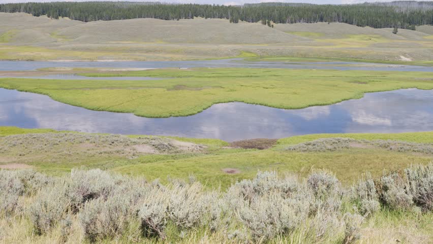 Hayden Valley in Yellowstone National Park