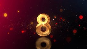 10 Secs Countdown Timer Happy New Year. 3D Digital Shock Wave 10 Seconds Countdown. Ten Second Negative Countdown for party, celebration, birthday and new year - Powered by Shutterstock - Get 15% off with code: PIKWIZARD15