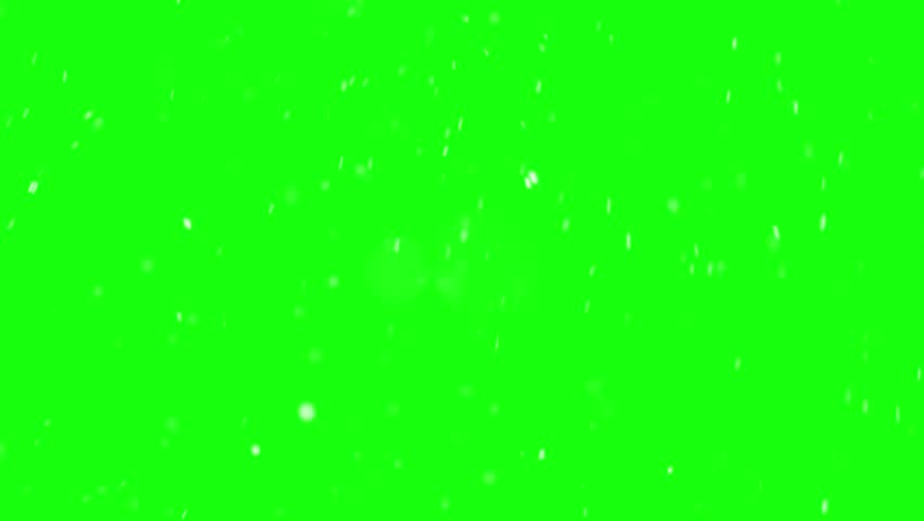 Snow Snowing Green Screen Background