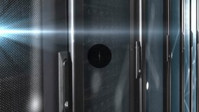 Animation of network of connections with heart icons and data processing over computer servers. Global connections, computing and data processing concept digitally generated video. - Powered by Shutterstock - Get 15% off with code: PIKWIZARD15