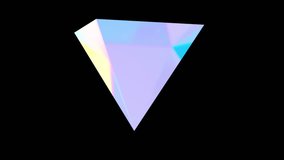 Abstract Glass Pyramid Shape. Computer generated 3d render - Powered by Shutterstock - Get 15% off with code: PIKWIZARD15