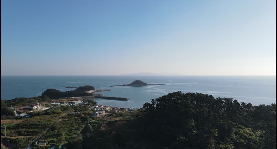 Beautiful island in Incheon, South Korea