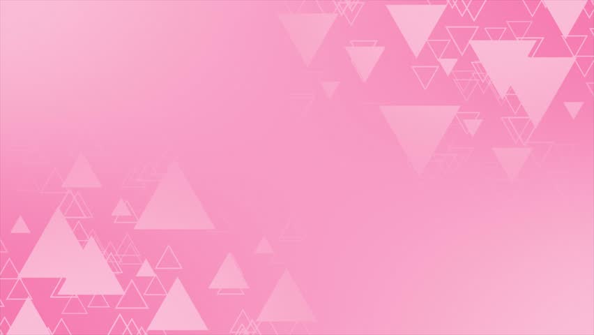 Animated Magenta red color multiple triangle shapes futuristic abstract design loop able geometric background