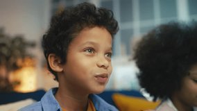 African American boy and his friend eating cookies and drinking milk, lunch - Powered by Shutterstock - Get 15% off with code: PIKWIZARD15