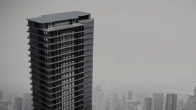 Animating digital network and data points over modern high-rise building in cityscape. Technology, networking, connectivity, urban, skyscraper, innovation - Powered by Shutterstock - Get 15% off with code: PIKWIZARD15