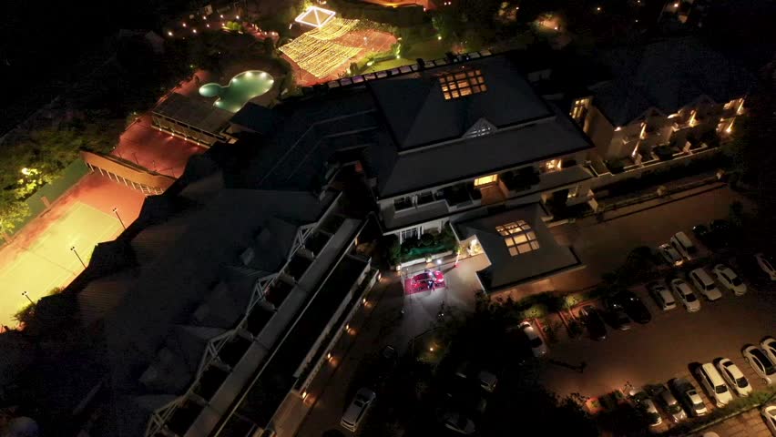 Night view of Hotel in Muree Punjab Pakistan. Murree is a popular tourist city for national and international.