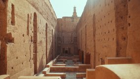 a cinematic frame of el badii palace in marrakech, in day light - Powered by Shutterstock - Get 15% off with code: PIKWIZARD15
