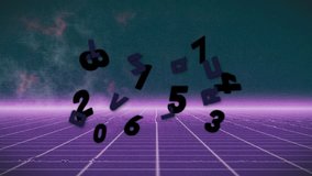 Animation of letters, numbers and data processing over dark background. Global business, connections, computing and data processing concept digitally generated video. - Powered by Shutterstock - Get 15% off with code: PIKWIZARD15