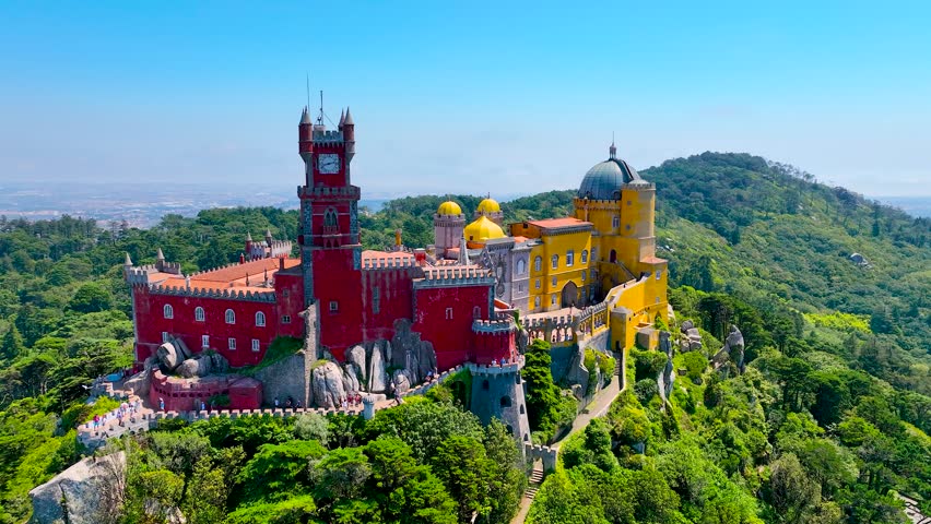 National palace of Pena in Sintra, a civil parish in the municipality of Sintra, Lisbon District, Portugal