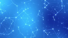 Light blue bright plexus animation abstract background, consiousness web, network connection - Powered by Shutterstock - Get 15% off with code: PIKWIZARD15