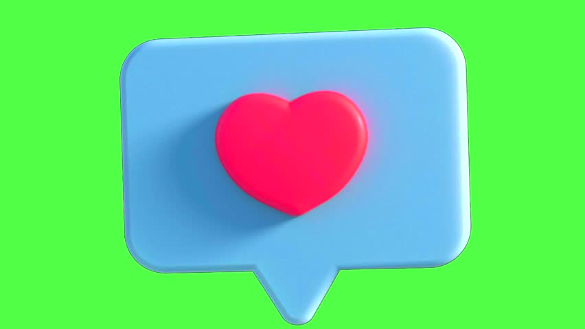 Hearts motion animation on green screen. Hearts flying with key colors. Women's Day, Valentine's Day, Mother's Day, and Wedding Day heart animation.