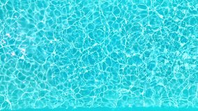 Blue water in the swimming pool with light reflections. Slow motion - Powered by Shutterstock - Get 15% off with code: PIKWIZARD15