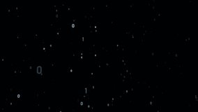 Flying binary numbers loop motion on black background.	
 - Powered by Shutterstock - Get 15% off with code: PIKWIZARD15