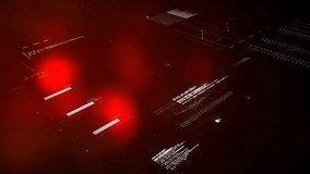 Lock and keyhole with cybersecurity data processing animation over red background. data protection, encryption, digital security, network security, technology, firewall - Powered by Shutterstock - Get 15% off with code: PIKWIZARD15