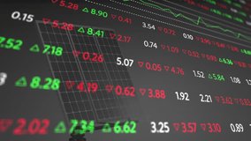 Stock market data animation over solar panel. Renewable, energy, investment, financial, technology, innovation - Powered by Shutterstock - Get 15% off with code: PIKWIZARD15