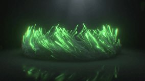 smoke particle trail animation. Fluid motion of Red particles mixing in the water, smoky trail element Red for intro logo animation - Powered by Shutterstock - Get 15% off with code: PIKWIZARD15