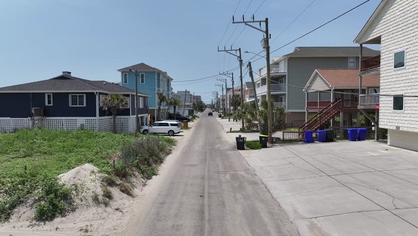 Carolina Beach Avenue in Carolina Beach, North Carolina.