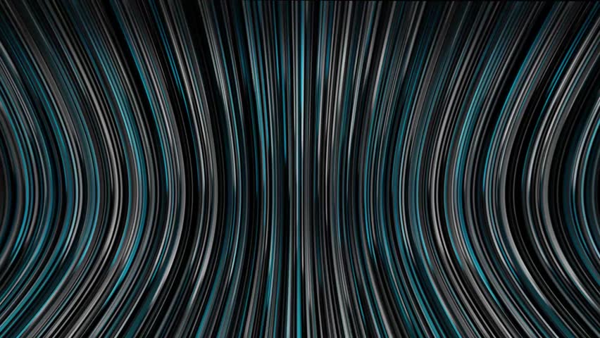 Motion video 3d style, neon lines animation, electric, abstract