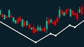 Stock market financial price chart. Financial graph with up trend line candlestick chart in stock market. Business, economic, and finance concept. - Powered by Shutterstock - Get 15% off with code: PIKWIZARD15