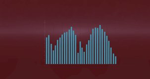 Data visualization animation with circular and bar graphs over digital interface. Analytics, infographic, statistics, charts, technology, information - Powered by Shutterstock - Get 15% off with code: PIKWIZARD15