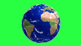 Realistic Earth on Green Screen - 4K HD - Powered by Shutterstock - Get 15% off with code: PIKWIZARD15