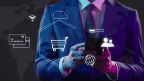 Sales leads, Customer engagement, Digital marketing online shopping, business technology Internet social media advertising increase online sales channels to reach consumers - Powered by Shutterstock - Get 15% off with code: PIKWIZARD15