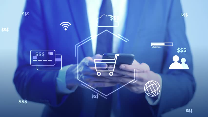 Sales leads, Customer engagement, Digital marketing online shopping, business technology Internet social media advertising increase online sales channels to reach consumers - Powered by Shutterstock - Get 15% off with code: PIKWIZARD15