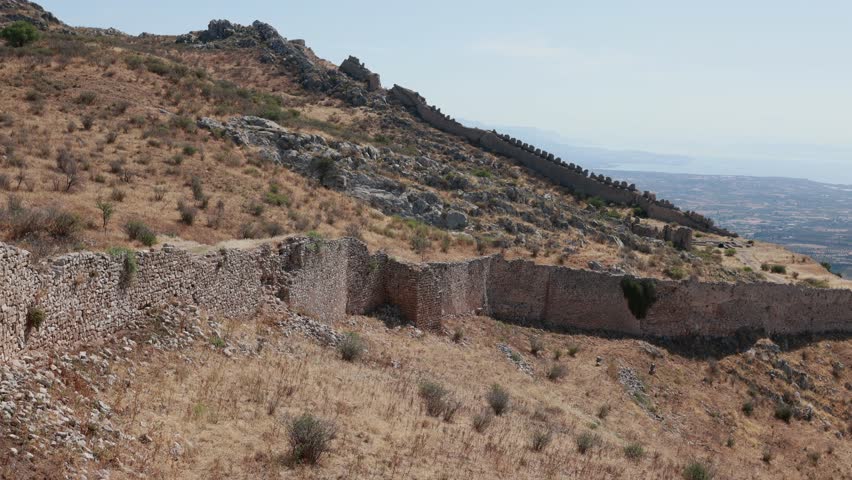 Ancient Castle of Corinth, Peloponnese, Greece