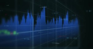 Binary code and financial chart animation over stock market data. Finance, technology, investment, trading, analytics, digital - Powered by Shutterstock - Get 15% off with code: PIKWIZARD15