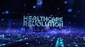 Healthcare Revolution- businessman working with virtual reality at office. - Powered by Shutterstock - Get 15% off with code: PIKWIZARD15