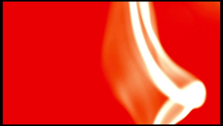 White fire smoke on a red blood color background.
