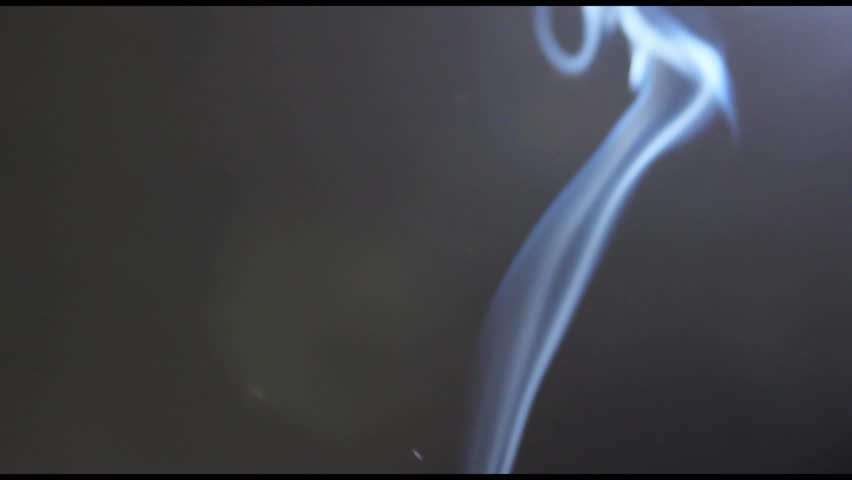 Smoke on a gray background