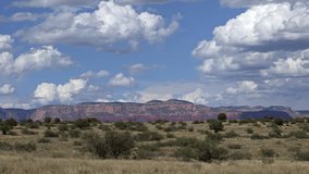 Cumulus Storm Clouds over Sedona Arizona Timelapse Zoom Out - Powered by Shutterstock - Get 15% off with code: PIKWIZARD15