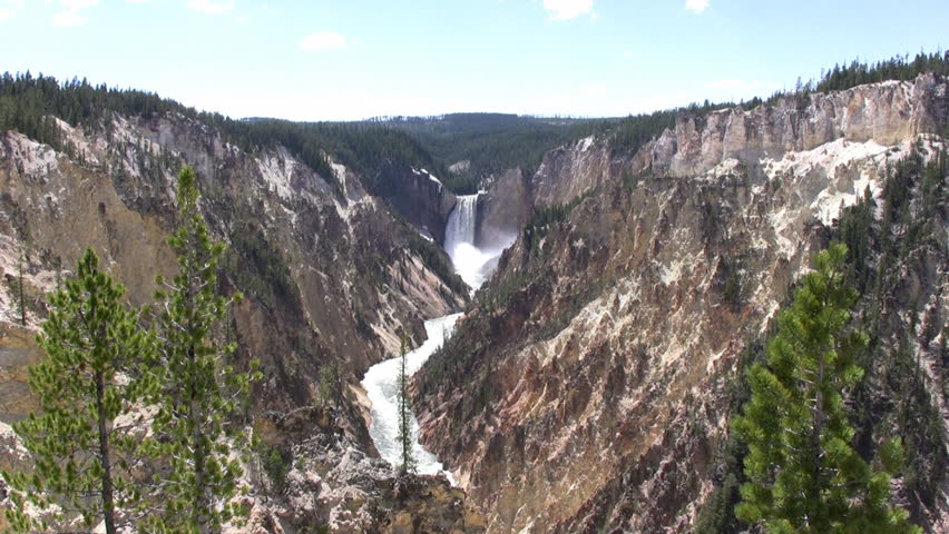 Lower Falls in Yellowstone National Park