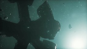 Spaceship in deep space flying through the universe - Powered by Shutterstock - Get 15% off with code: PIKWIZARD15